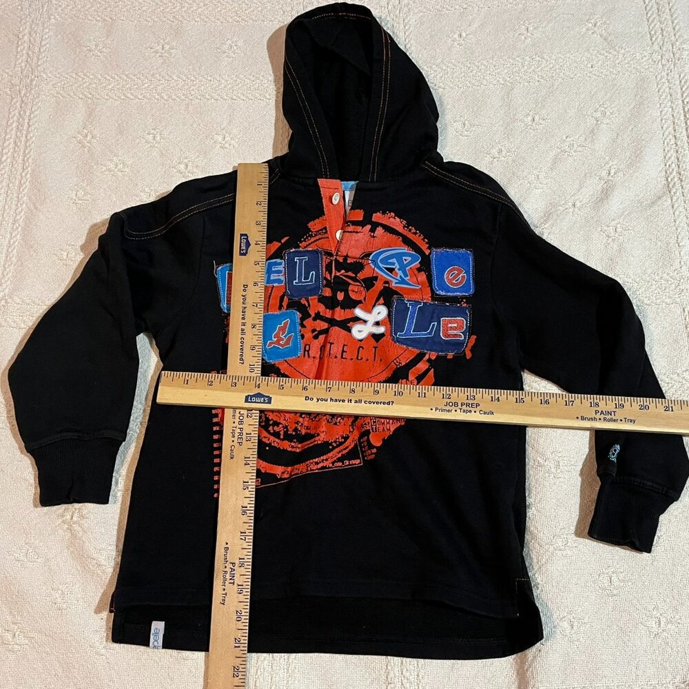 Pelle Pelle black hoodie Kids size Small (8)